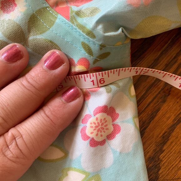 Pluie Pluie Rain Coat Jacket Girls Blue Floral Hooded 6/6x Fleece Lined Pink - Picture 6 of 6